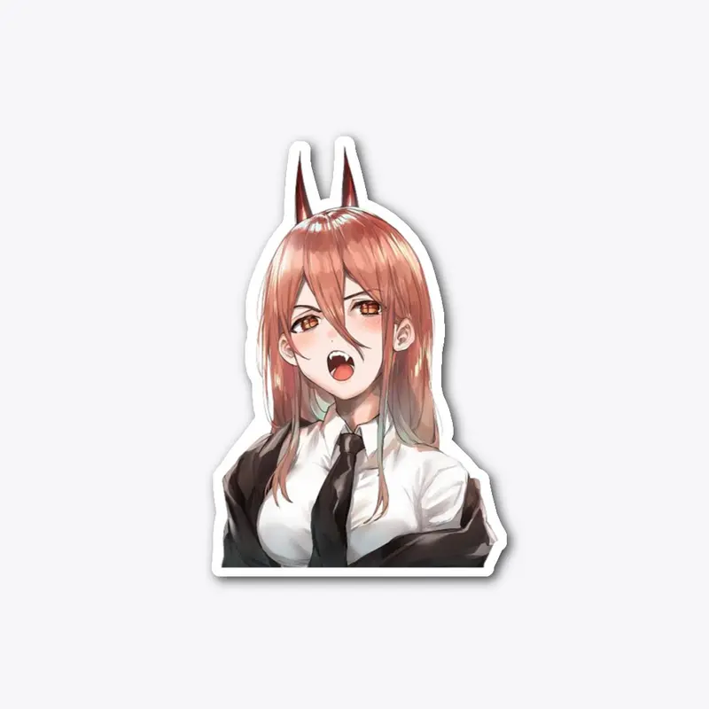 Power Anime Sticker