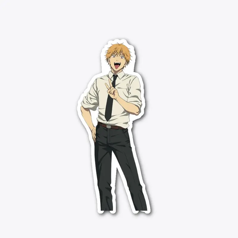 Denji Anime Sticker